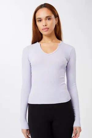 Smart Longsleeve (Soft Purple), GOTS