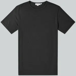 Sunspel Classic Crew Neck T-Shirt Black