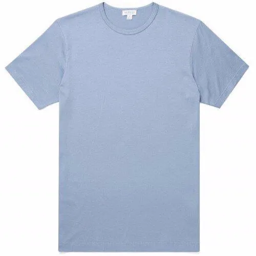 Sunspel Classic Crew T-Shirt Blue Sky