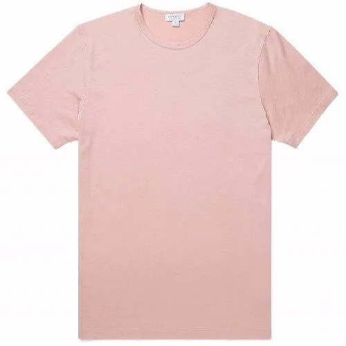 Sunspel Classic Crew T-Shirt Dusty Pink