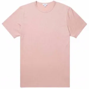 Sunspel Classic Crew T-Shirt Dusty Pink