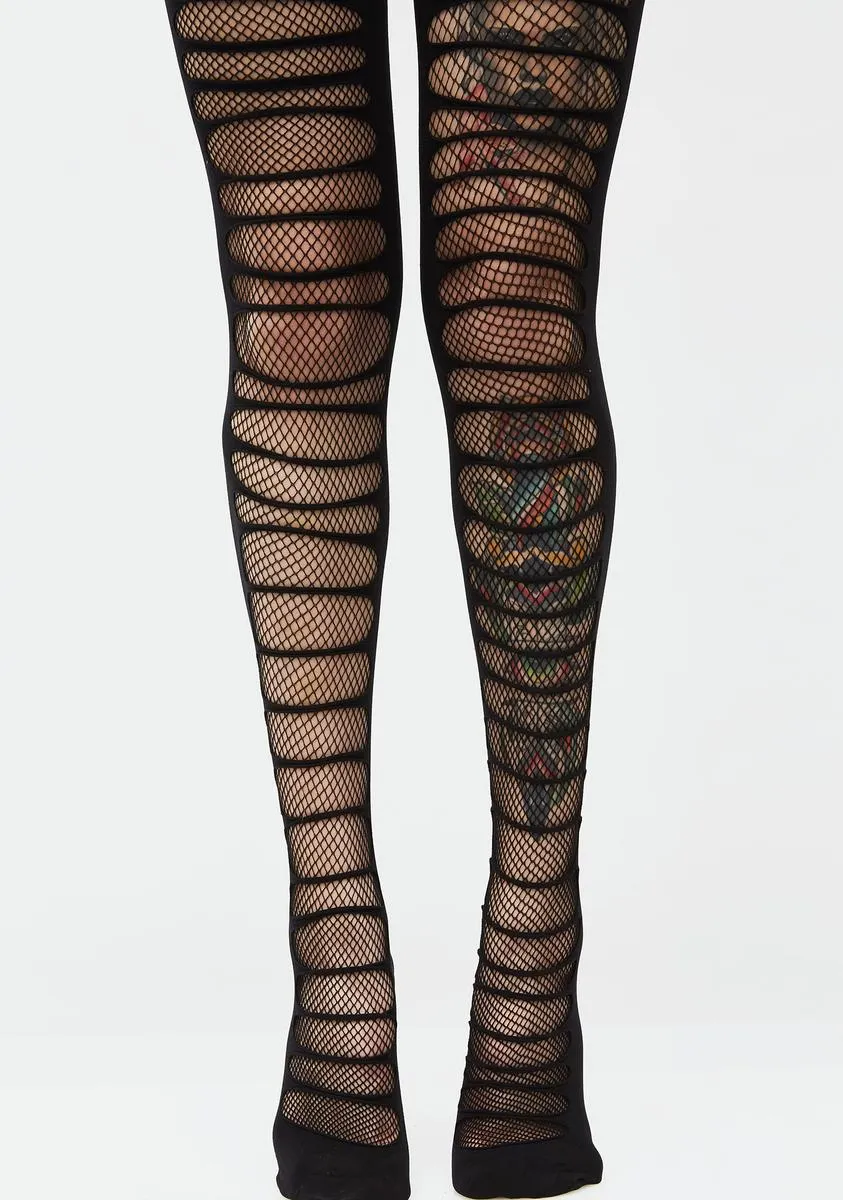 Sweet Disaster Fishnet Tights