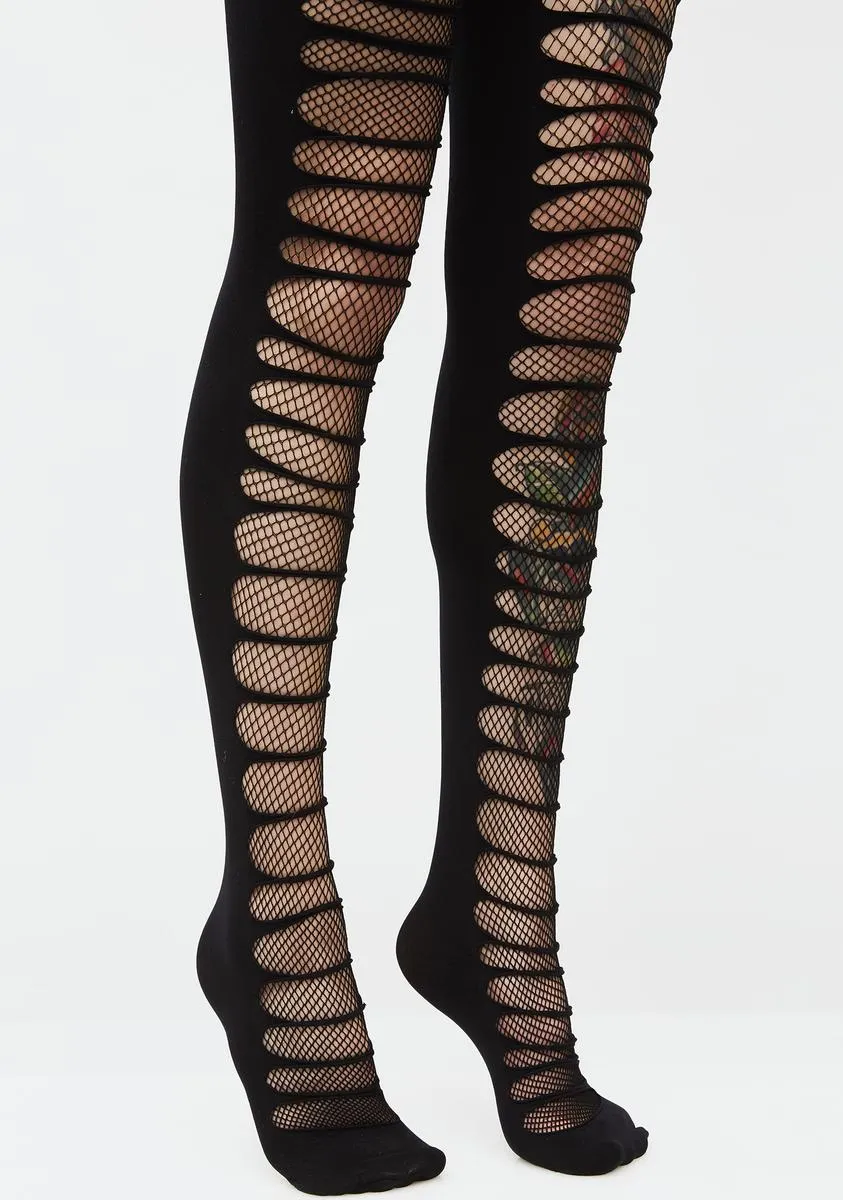 Sweet Disaster Fishnet Tights