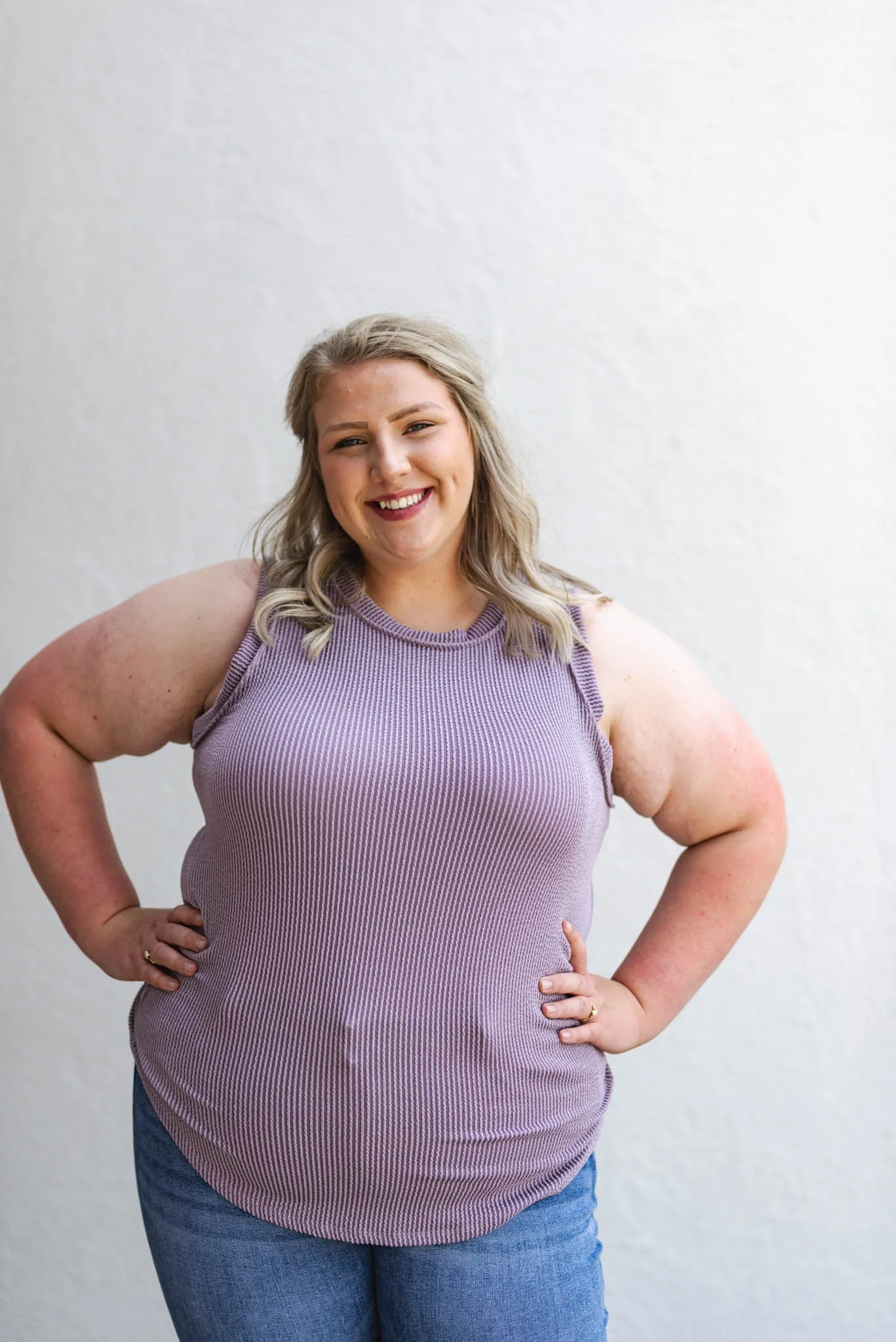 Tanks For The Memories Curvy Ribbed Tank