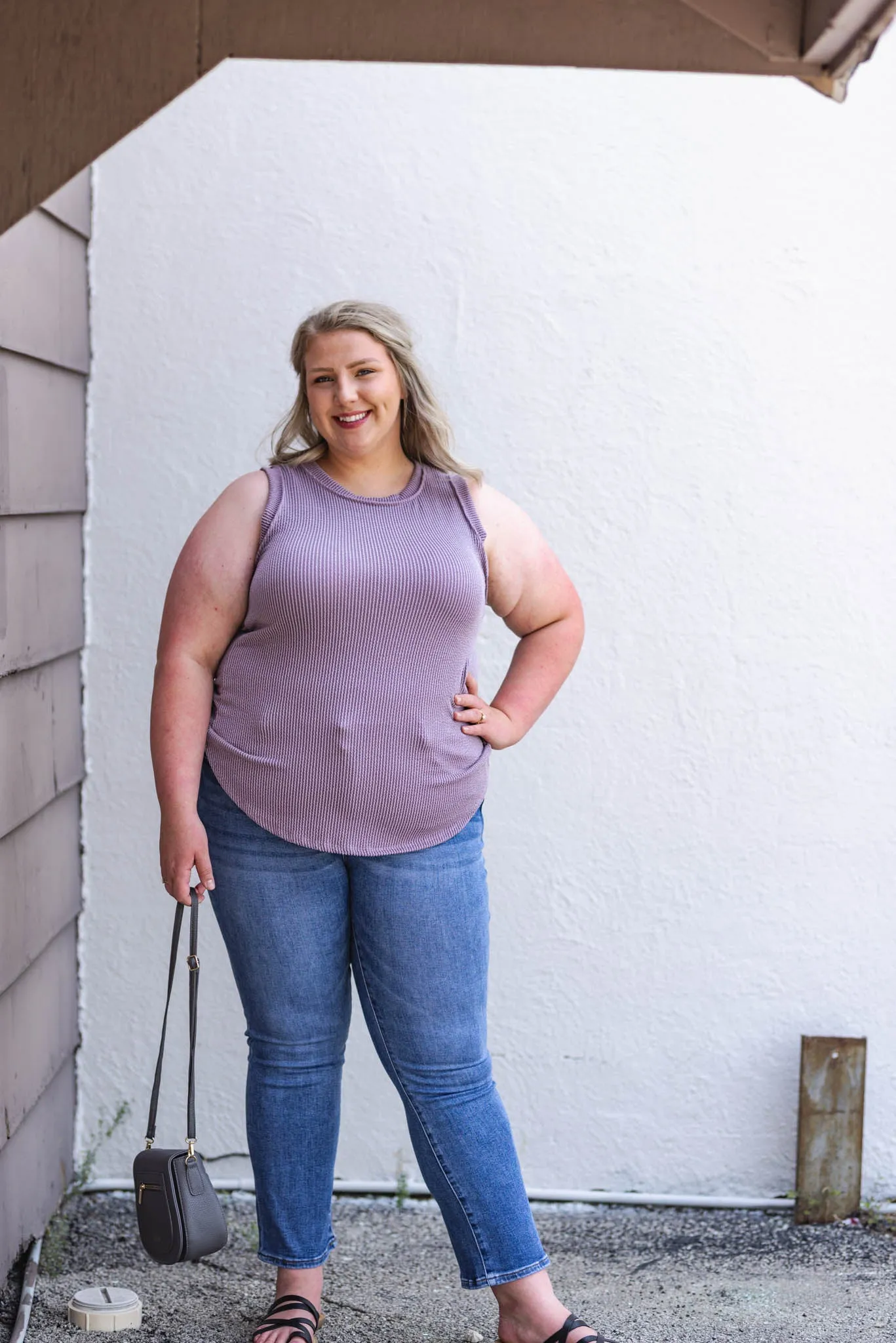 Tanks For The Memories Curvy Ribbed Tank