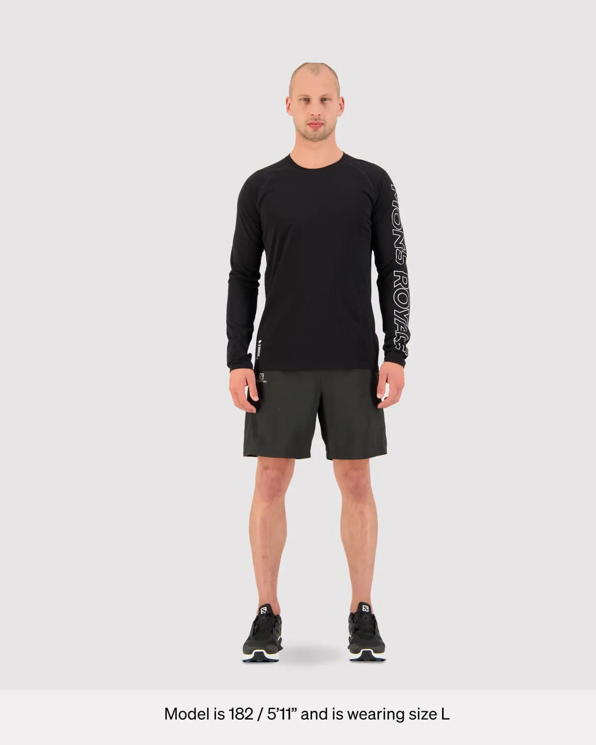 Temple Merino Long Sleeve - Black