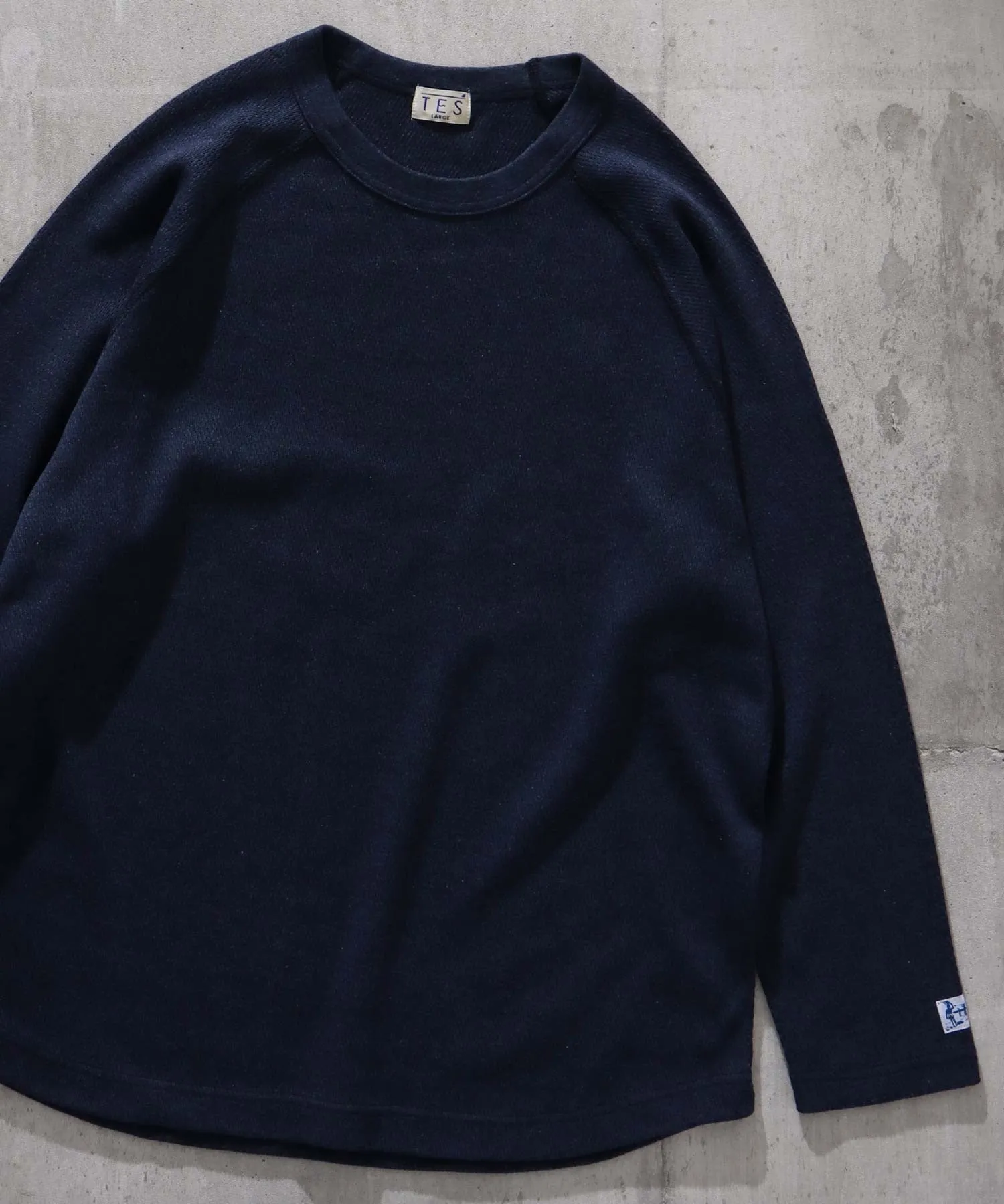 TES MELANGE THERMAL LONG SLEEVE T-SHIRT / ロンT