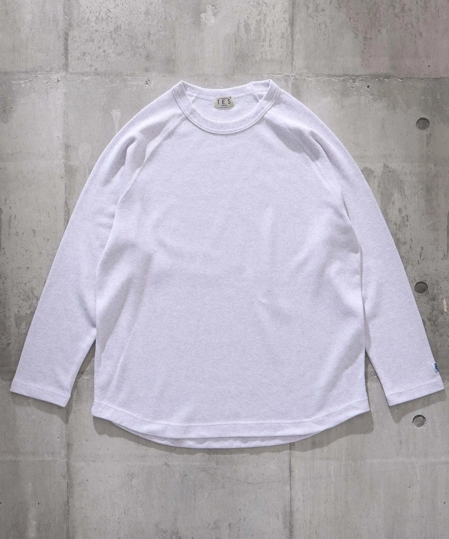 TES MELANGE THERMAL LONG SLEEVE T-SHIRT / ロンT