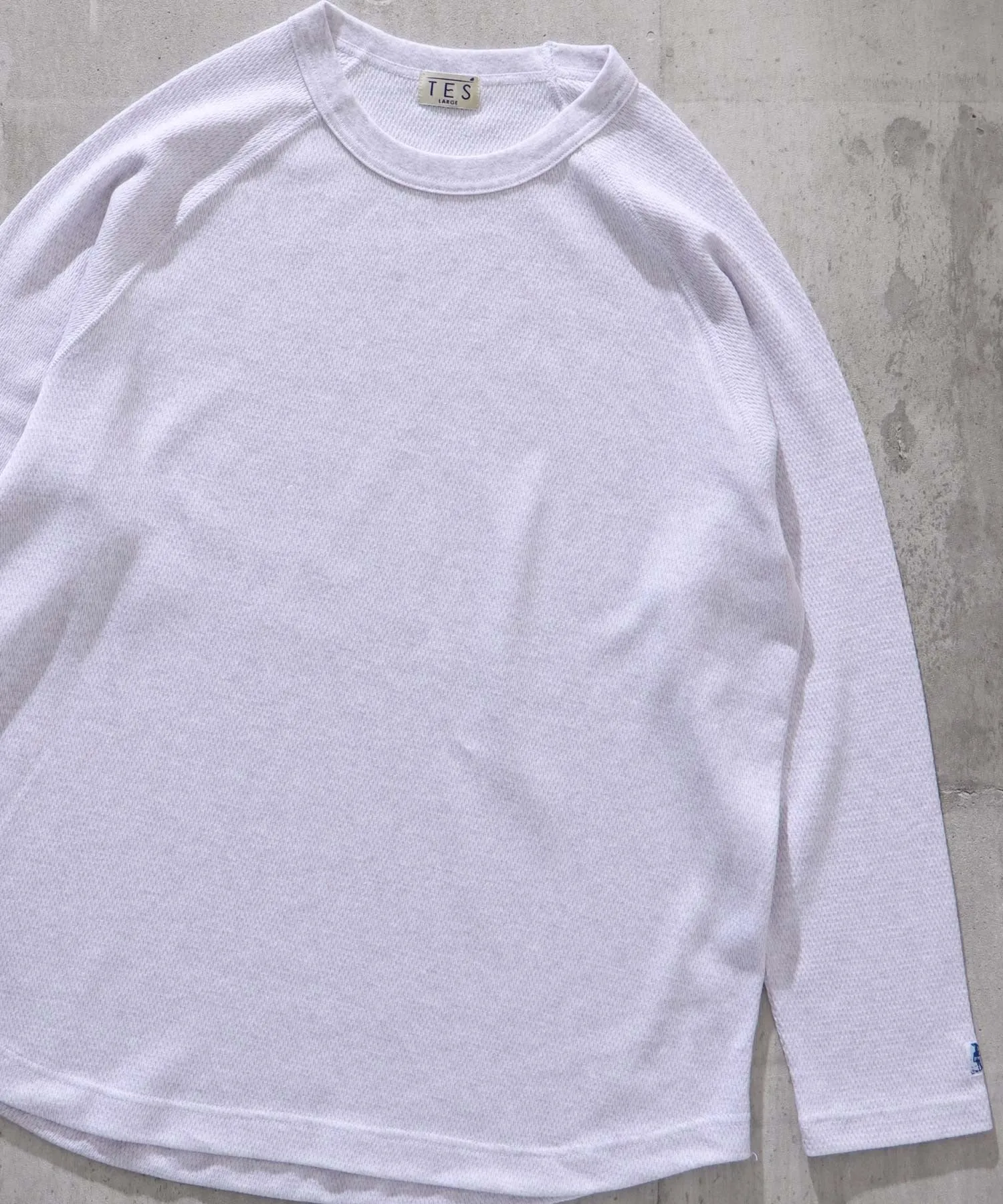 TES MELANGE THERMAL LONG SLEEVE T-SHIRT / ロンT