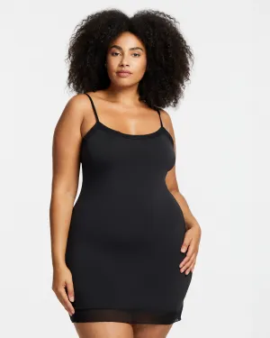 Tracey Mid-Thigh Slip | Black