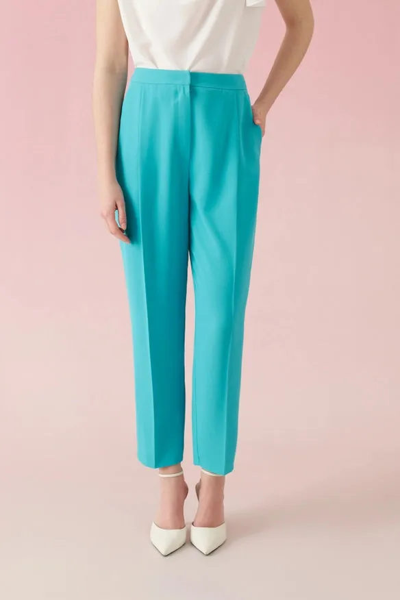 Trousers Knitted Fabric Light Green