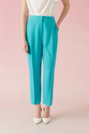 Trousers Knitted Fabric Light Green