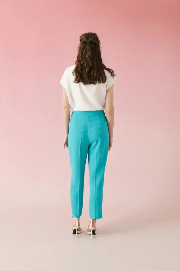 Trousers Knitted Fabric Light Green