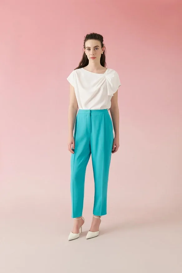 Trousers Knitted Fabric Light Green