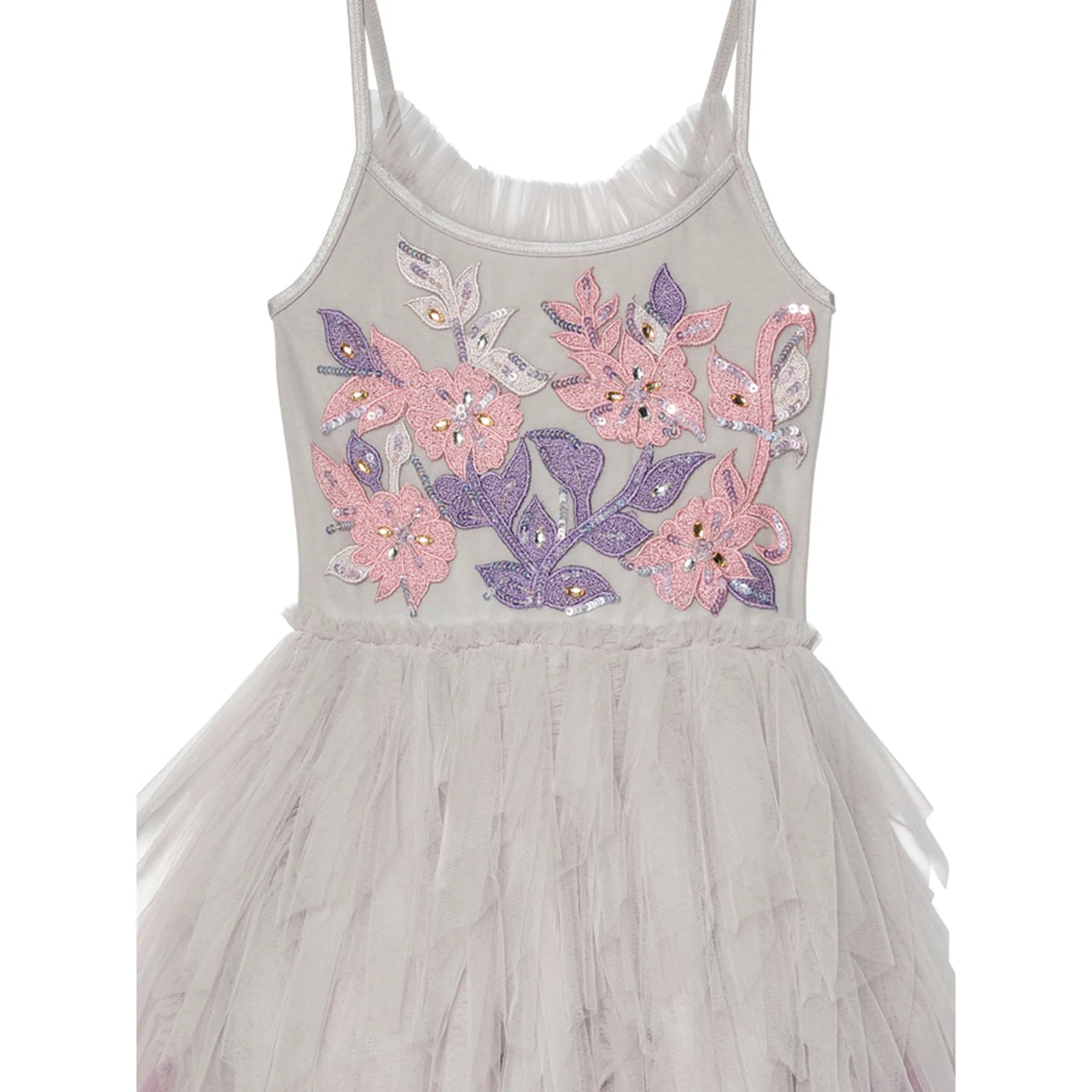 Tutu du Monde Show Must Go On Long Tutu Dress French Silver