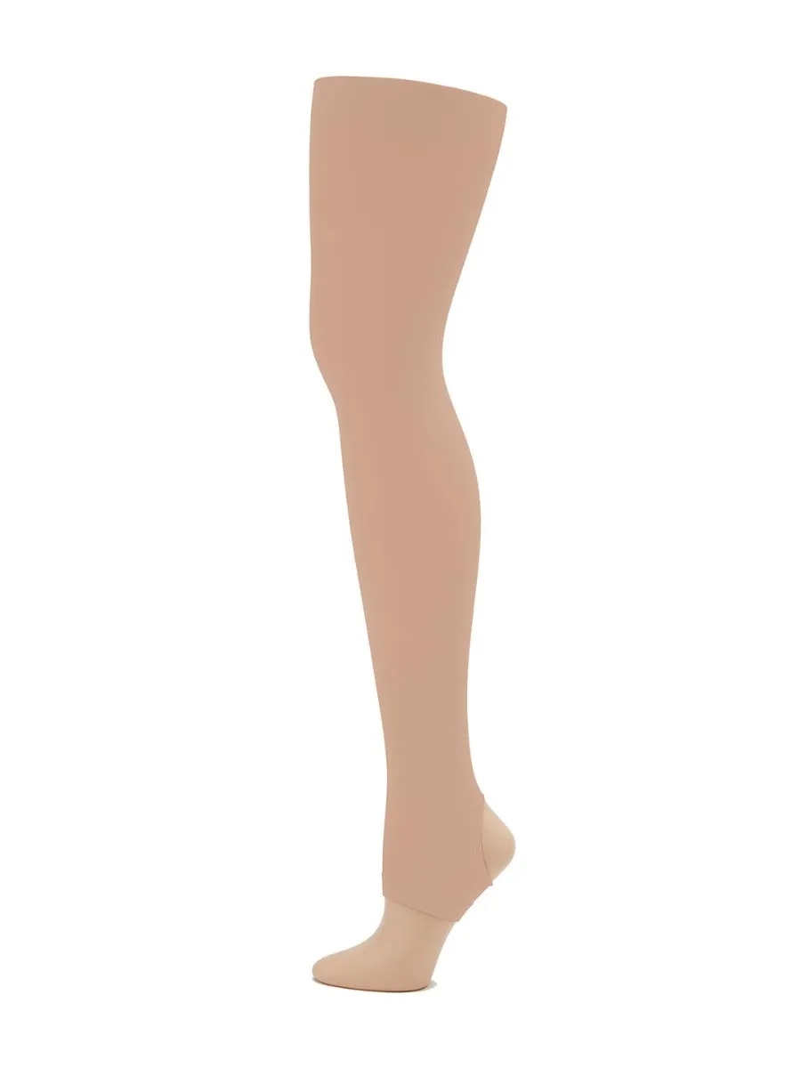 Ultra Soft Self Knit Waistband Stirrup Tight - Girls