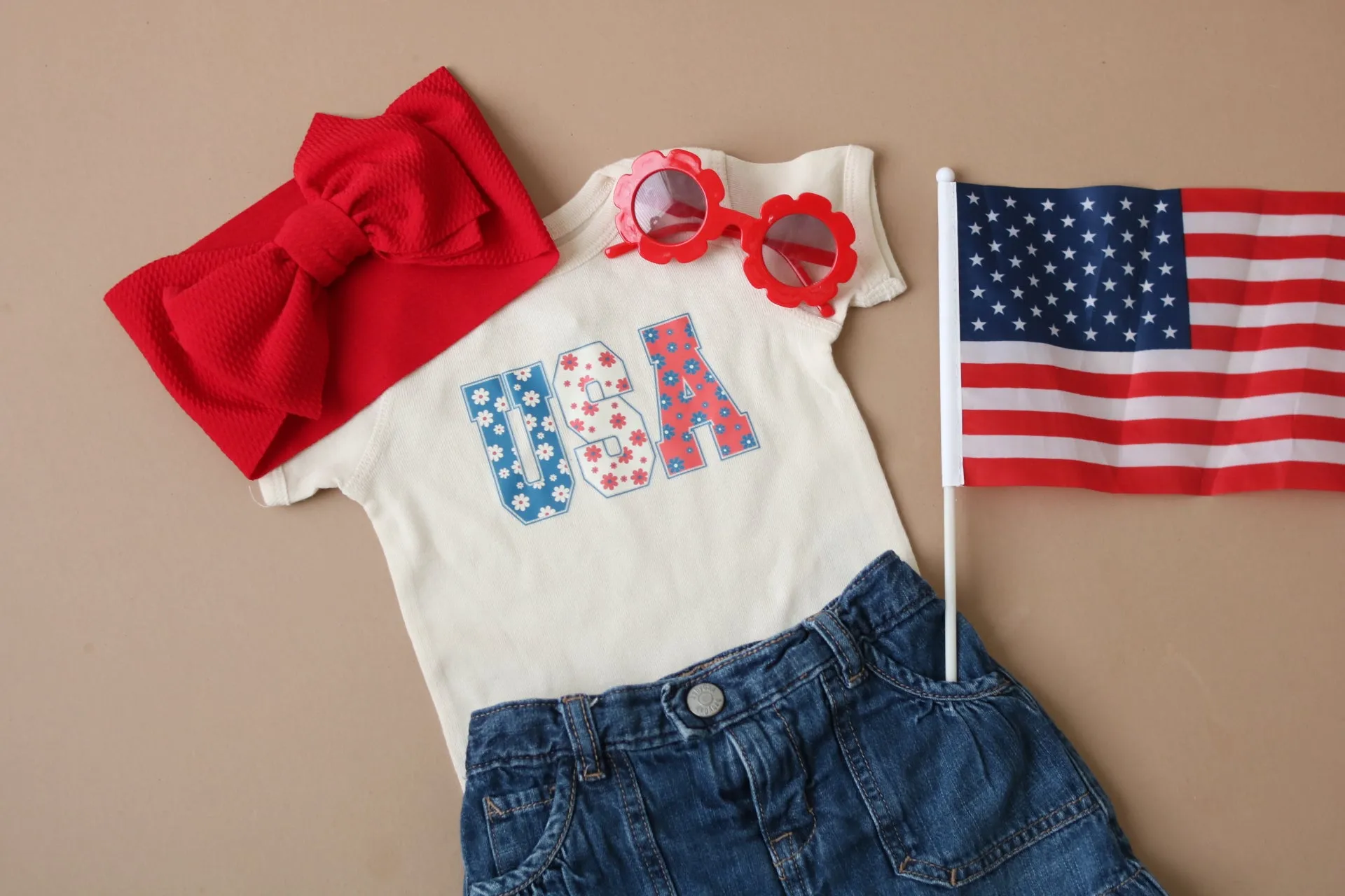 USA Daisy Bodysuit