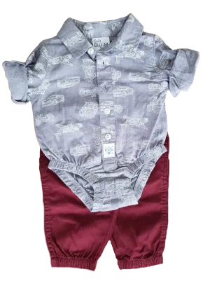 Vehicle Newborn Two-Piece Set