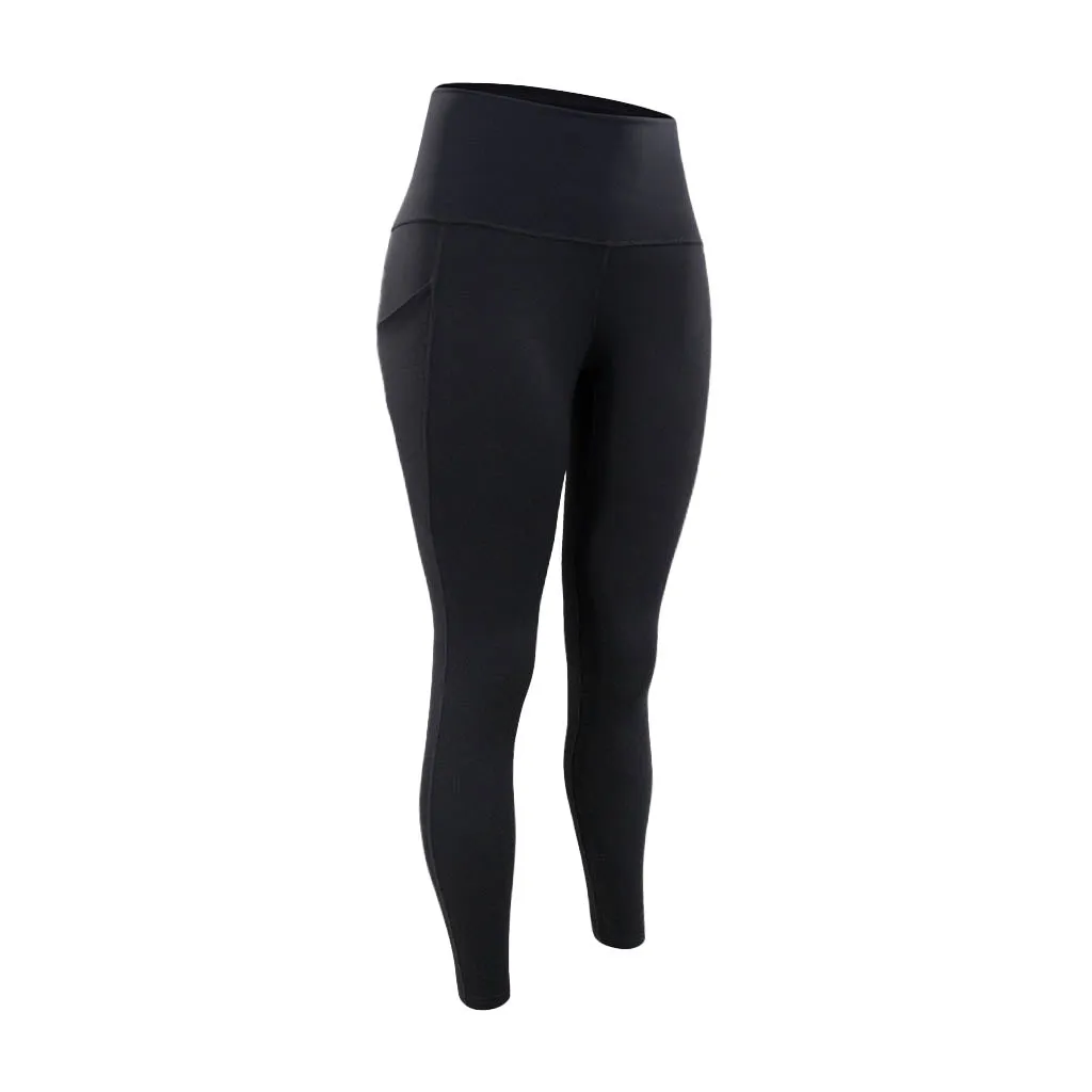 WOMEN White Wordmark Long Tights v2