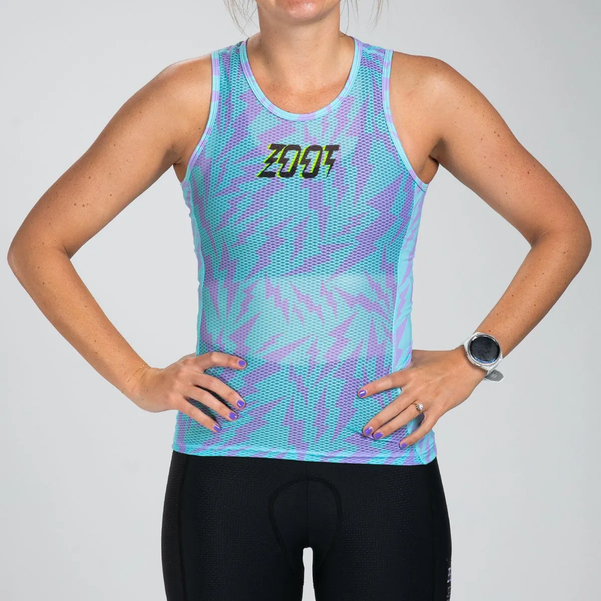 Womens LTD Cycle Base Layer - Electric