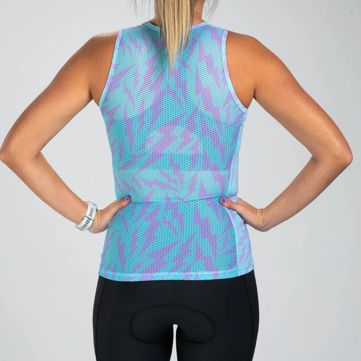 Womens LTD Cycle Base Layer - Electric